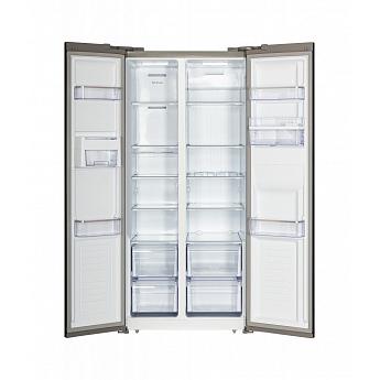 картинка Холодильник Hiberg RFQ-500DX NFYM INVERTOR двухкамерный бежевый мрамор 